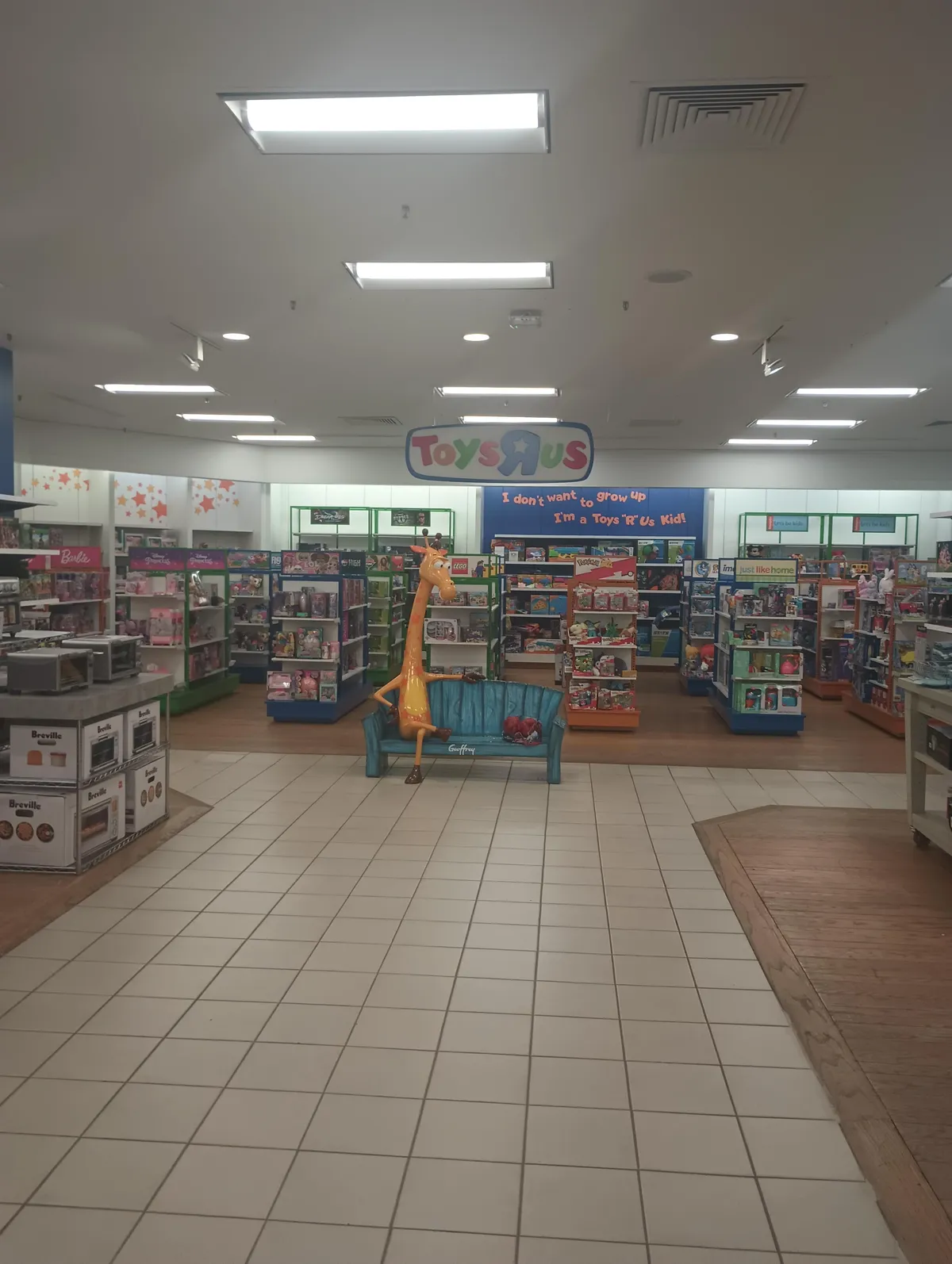 I went to the basement of JCpenny in the mall and found my childhood.