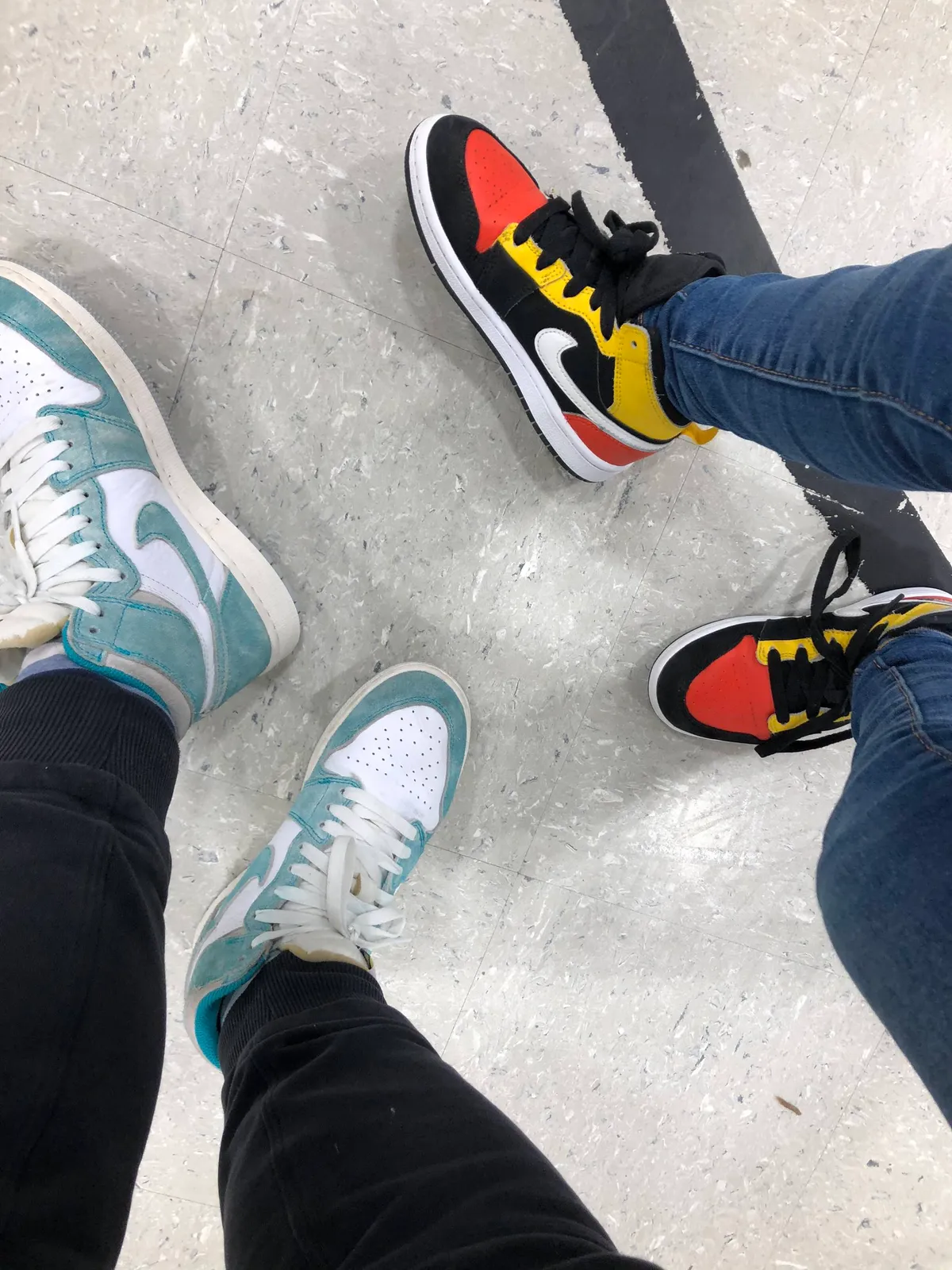 My 3rd grade student always complements my jordans. Today she came super excited to show me her new sneakers!