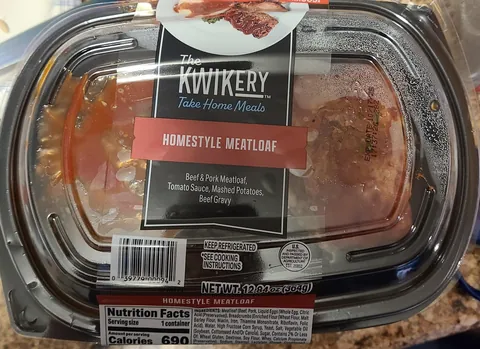 This lable covering the lack of meatloaf