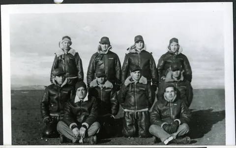 My grandfather and his B-17 crew.  They fought Nazi’s.  They never made it home.