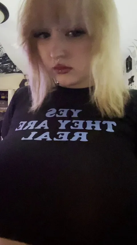 This shirt was never made for tits this big... guess I'll just have to let them spill out