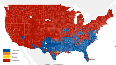 [OC] 1920 Presidential Election