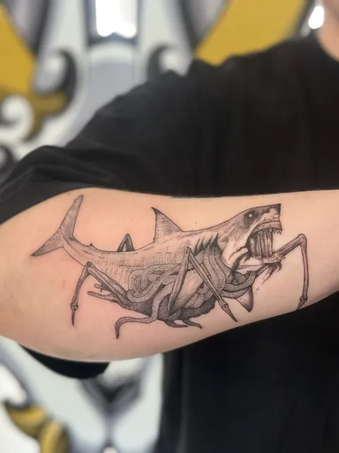 Junji Ito tattoo @kisco_d_lopez Seville, Spain