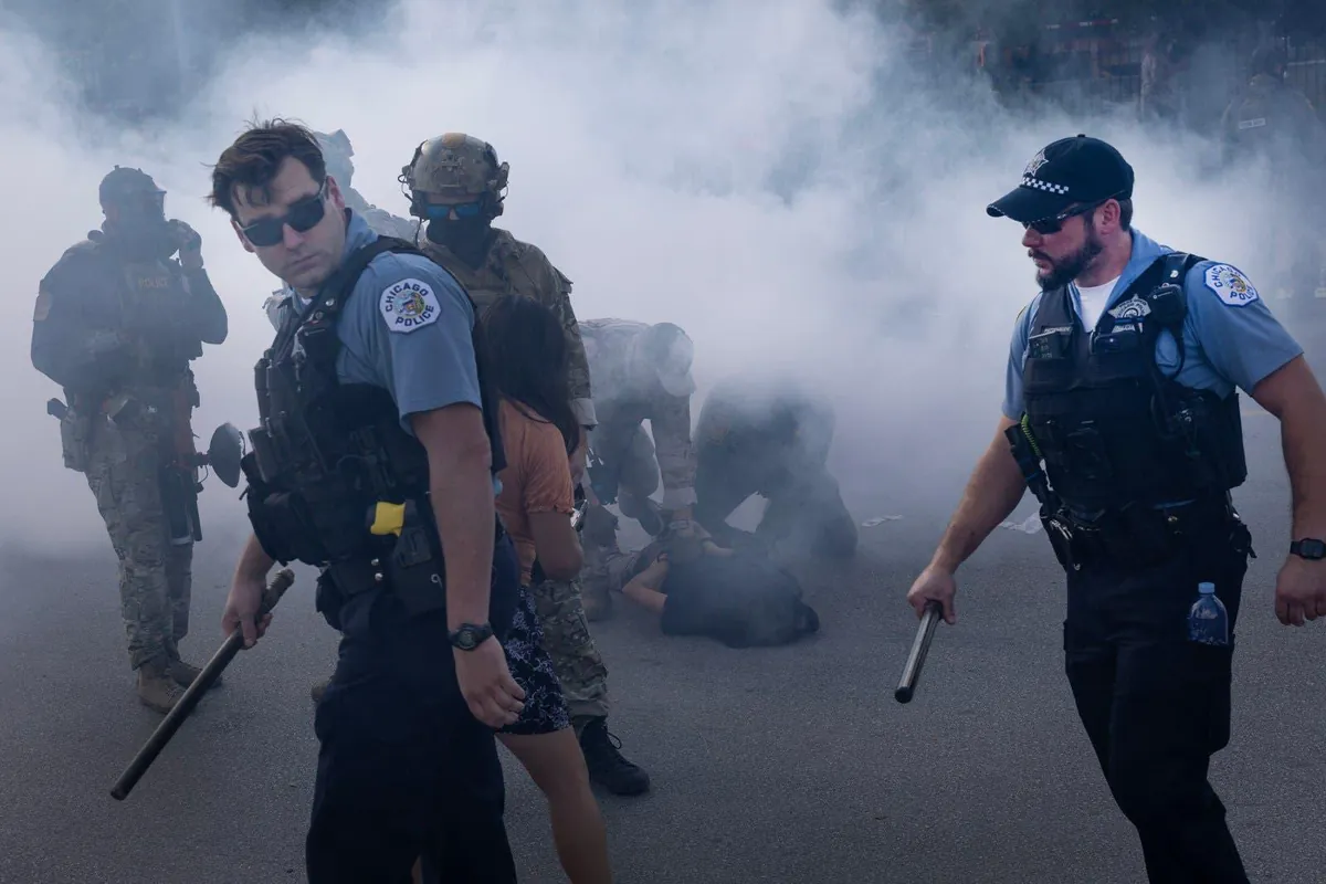 Federal Agents use Unnecessary Force against Peaceful Protestors in Chicago