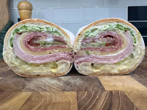 [homemade] sub sandwich