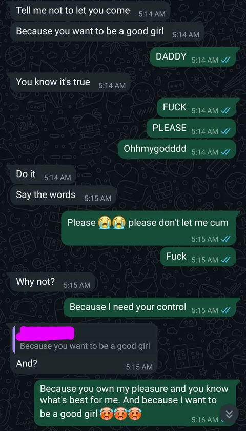 This is embarrassing, but it also feels like progress in my training so I wanted to post it 😅💕