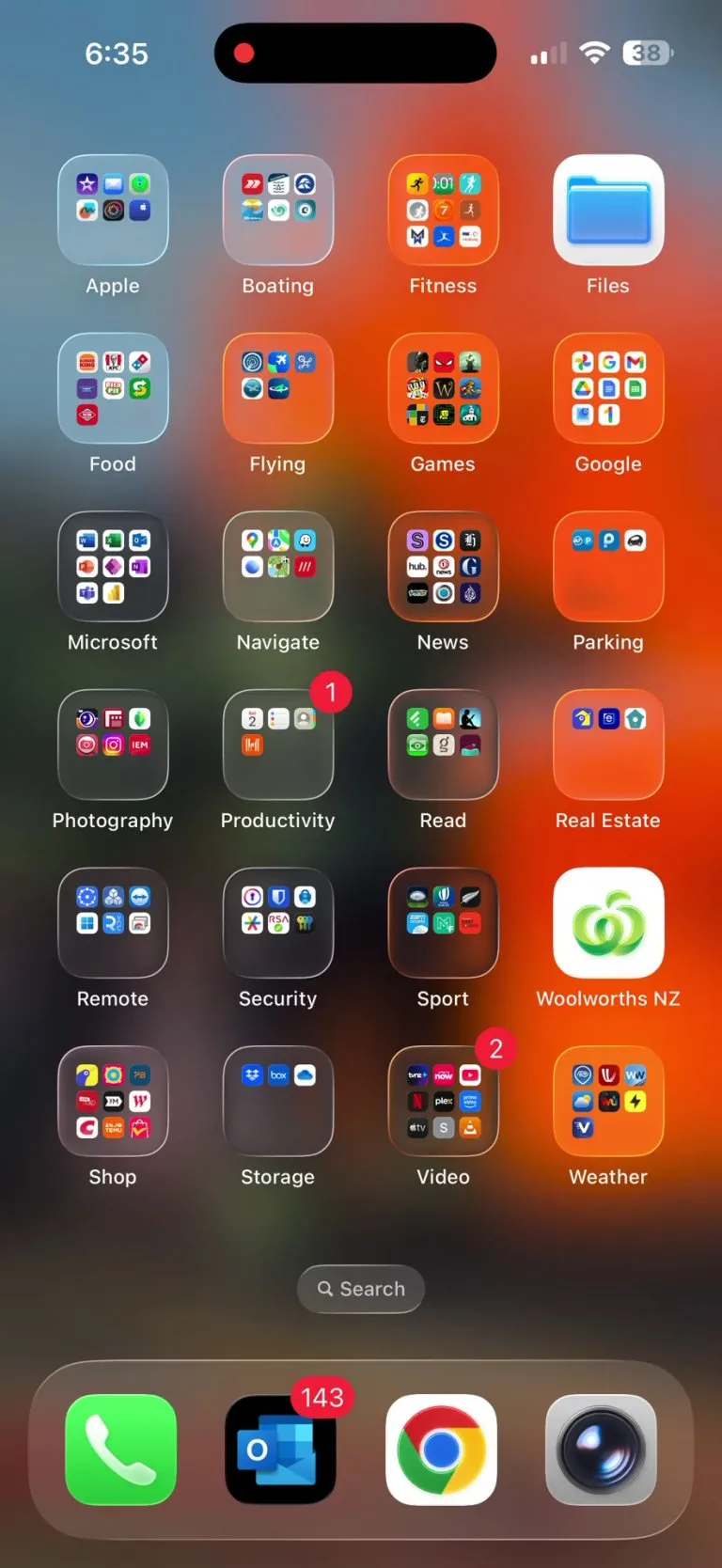 Trying to get an app into a folder 😩