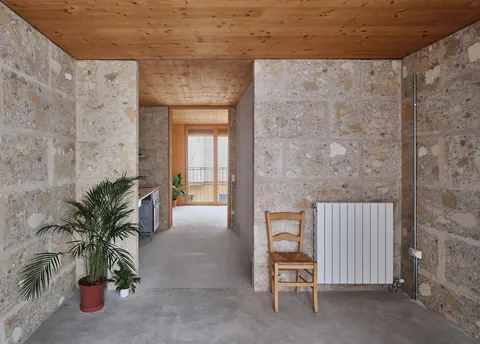 Social Housing in Mallorca, Spain made of local stone- Harquitectes (2021-2022)