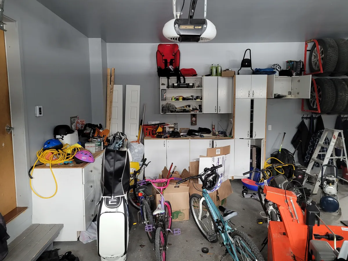 Rate my garage before/after
