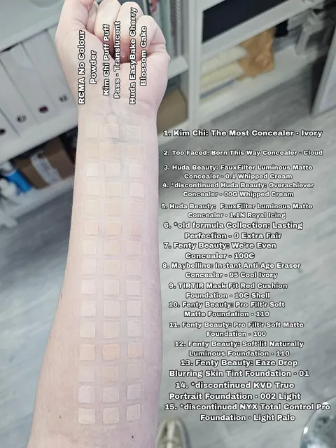 A huge PALE swatch test