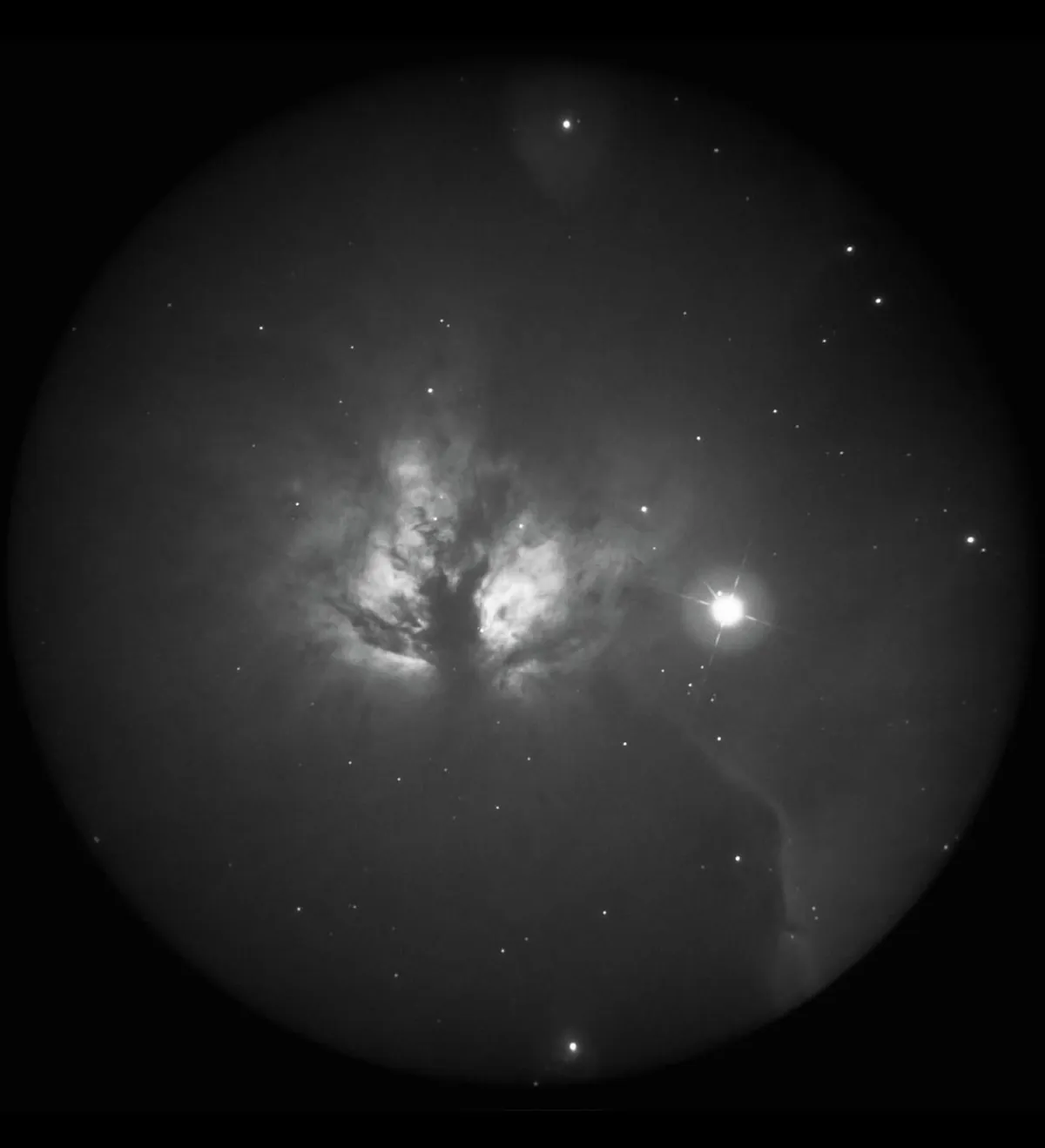 Nightvision with a 16 inch dob and 85mm refractor and iPhone