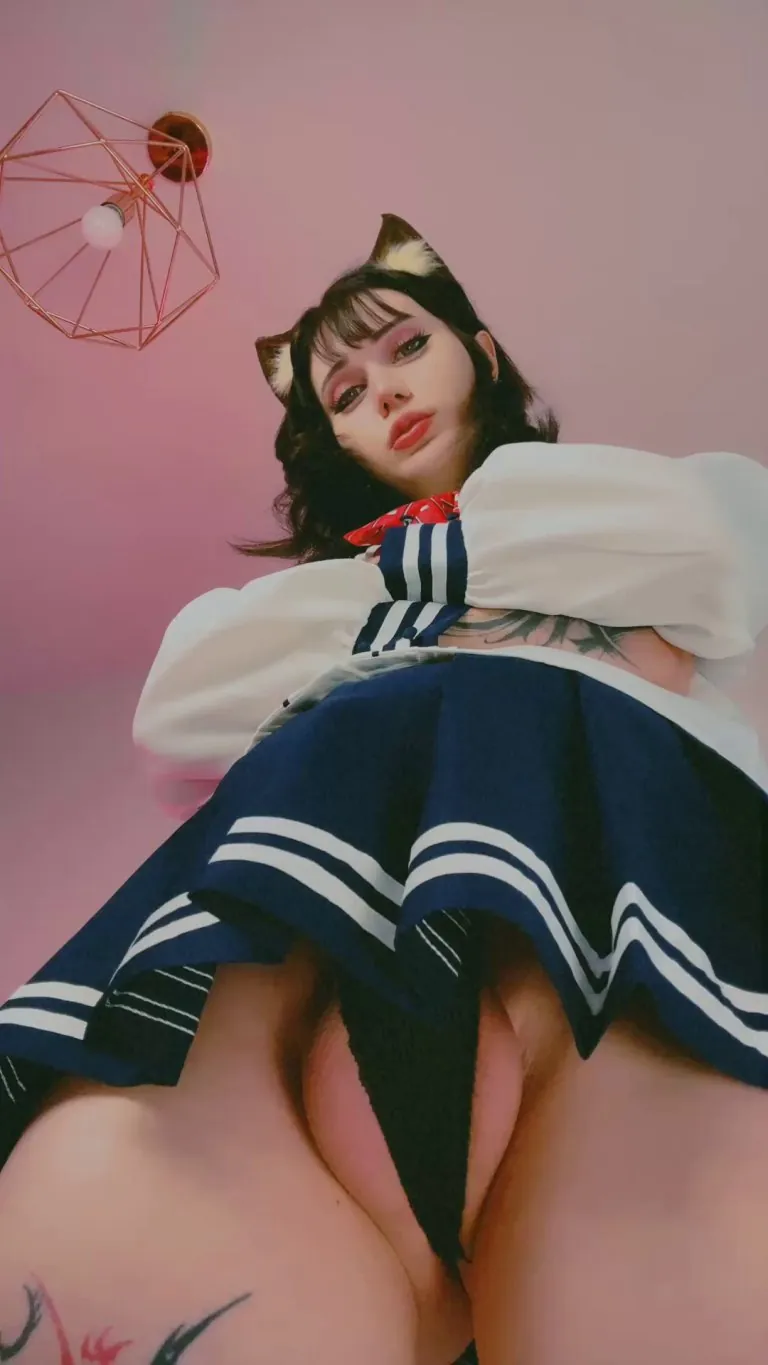 Are you going to look up my skirt?