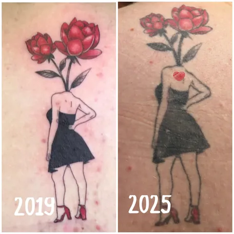 Before and after tattoos