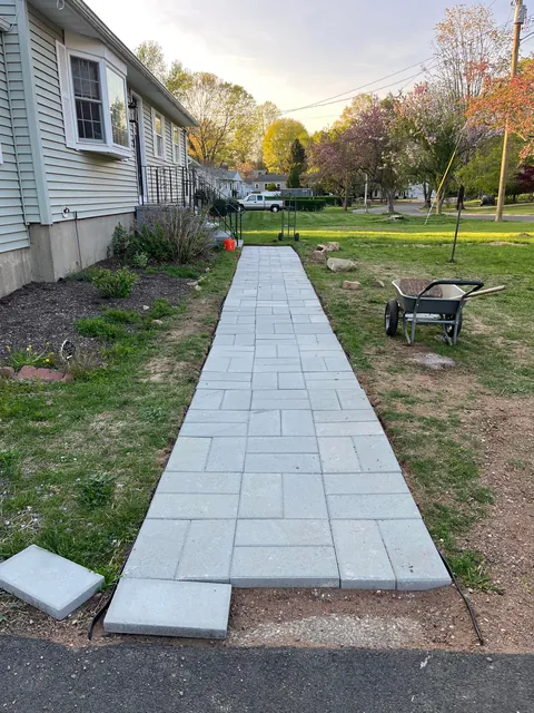 Paver walkway