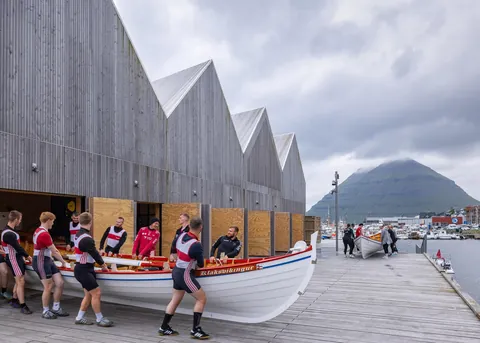 Klaksvík Row Club, Faroe Islands, by Henning Larsen