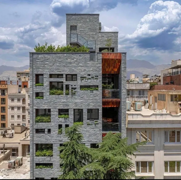 more examples of contemporary apartment buildings in Iran