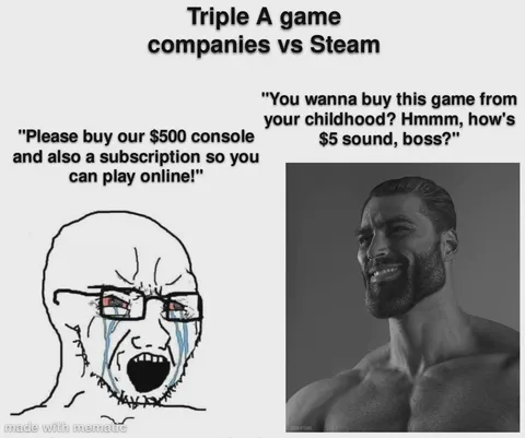 All hail Steam 🙏🏻🙏🏻🙇🏻🙇🏻