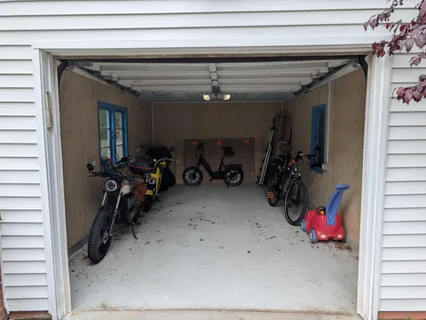 Completed my Tron-themed garage/workshop project