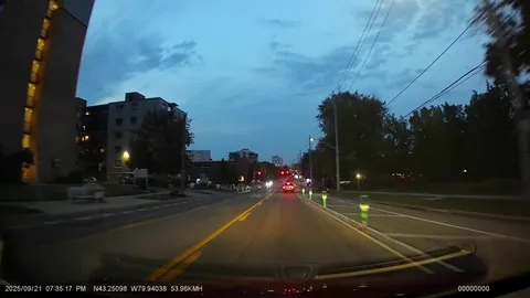 [OC] Failed to stop before turning right on red, almost hits pedestrian