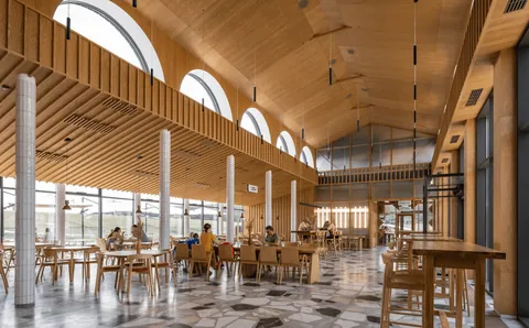 Hospitality Center at Kudykina Gora Park by Megabudka in Lipetsk Oblast, Russia