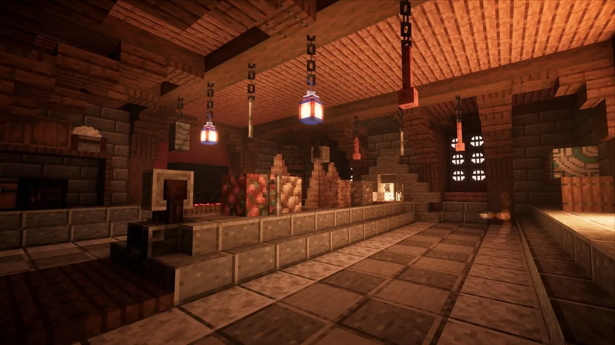 The RED Castle in Pale gardens