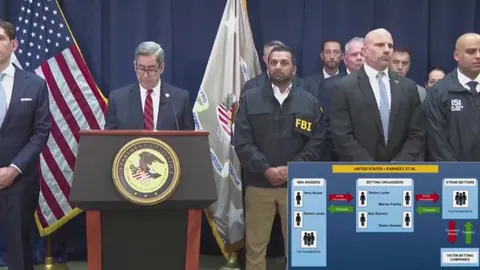 FBI says the alleged NBA gambling ring involves the "Toronto Rangers" (not a real team)