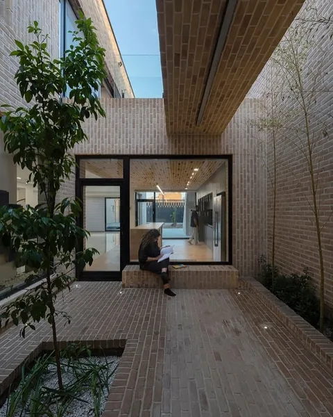 Brick - some contemporary residential buildings, iran. 