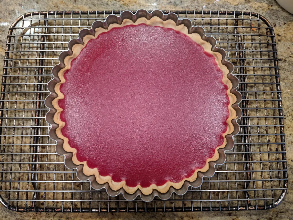 My sister made Cranberry Curd Pie for Thanksgiving. Happy Holidays everyone!