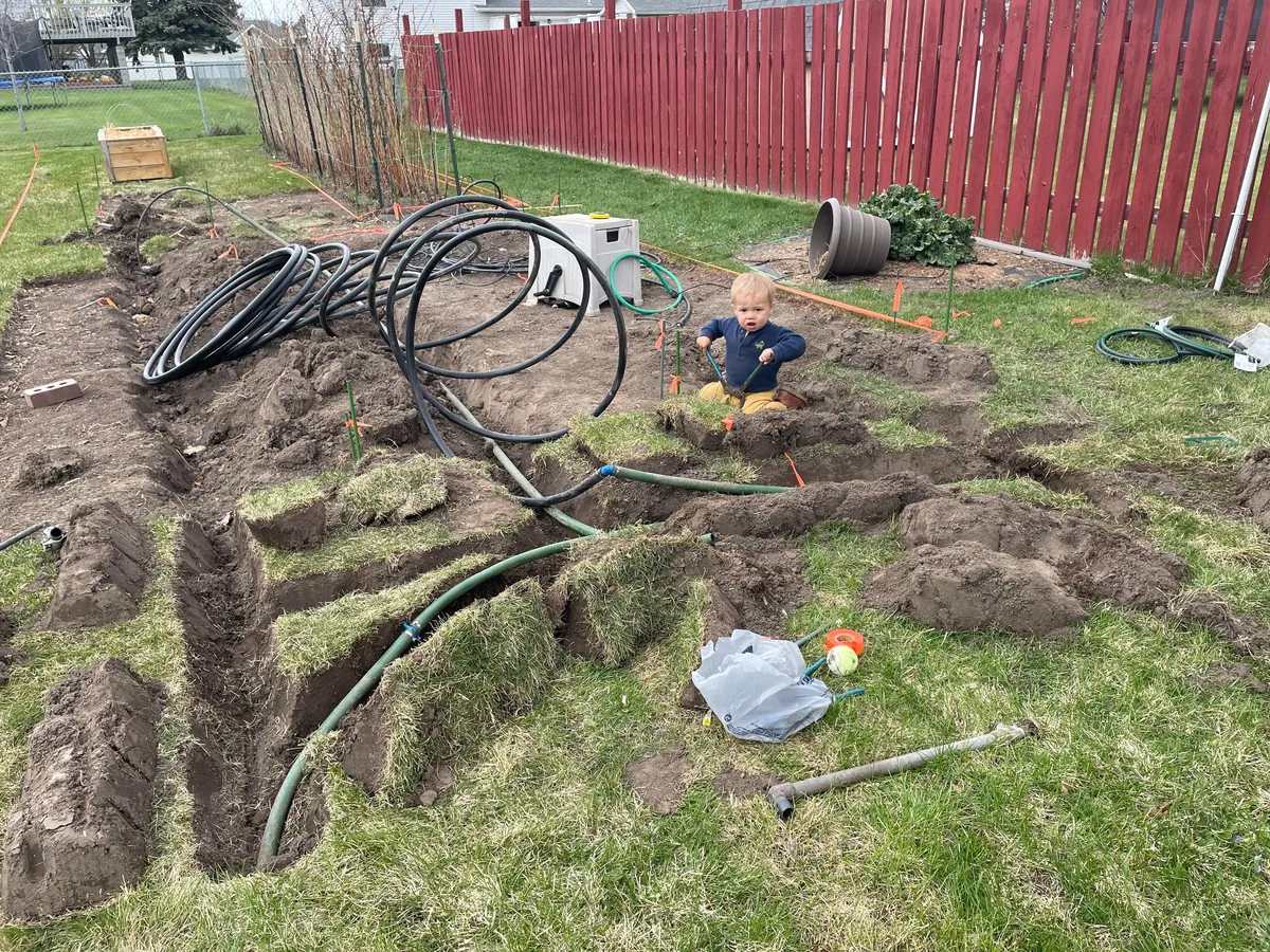 My wife asked for new raised beds so naturally I replaced the entire garden.