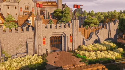 This castle took ~170 HOURS. Every room detailed!