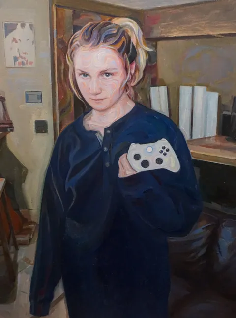 Amanda, jackhendsbee, oils, 2024