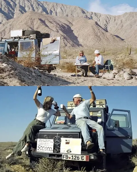 This couple took their g-class on a 20-year road trip through 177 countries