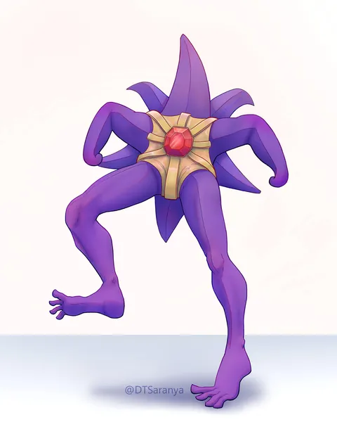 Greetings, everyone. I drew Mega Starmie.