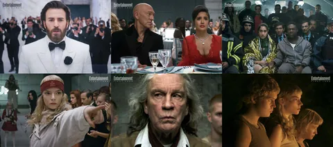 Official New Images for Romain Gavras’s ‘Sacrifice’ Starring Anya Taylor-Joy, Chris Evans, Salma Hayek, Charli XCX, and John Malkovich. A film star attempting a comeback is abducted with two others from an environmental gala by a radical group who believes their sacrifice will save humanity.