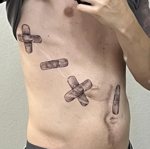 My first tattoo done by Landon Foster out of San Antonio.