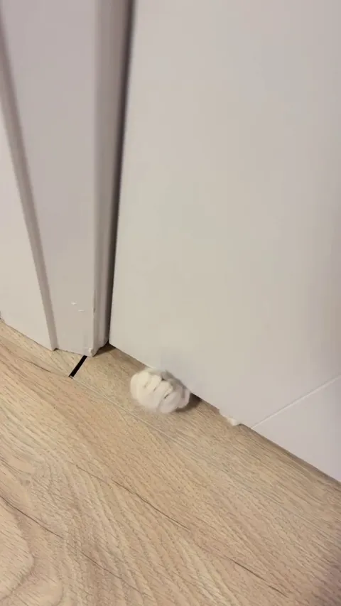 Intruder alert! What’s this under my door?