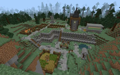 Difference between my world on day 0 and day 230