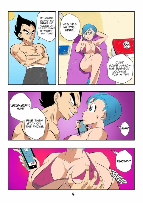 Beach call (funsexydragonball)