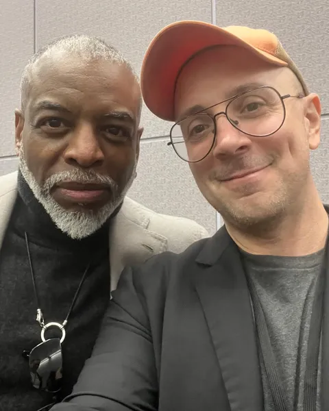 LeVar Burton and Steve Burns