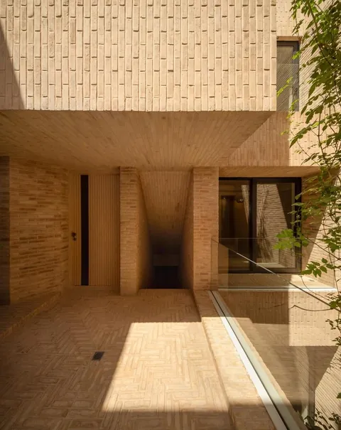 Brick - two contemporary residential buildings in isfahan, iran. 