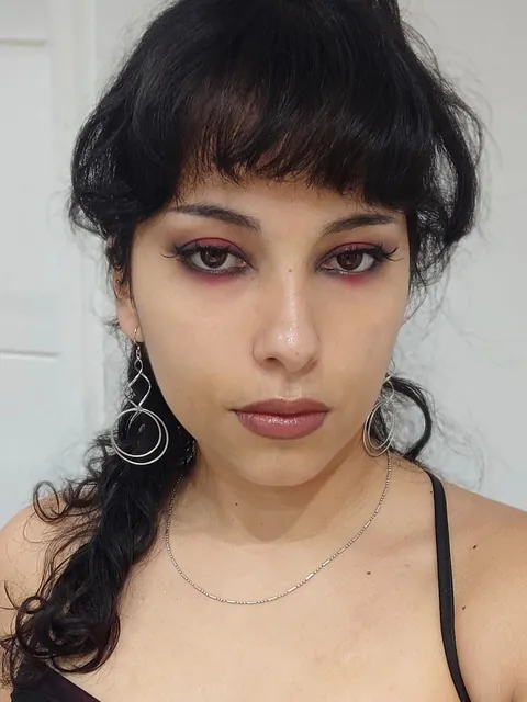 Did my makeup for a friend's event! Going for a romantic gothic vibe to match the dress. Thoughts and feedback?