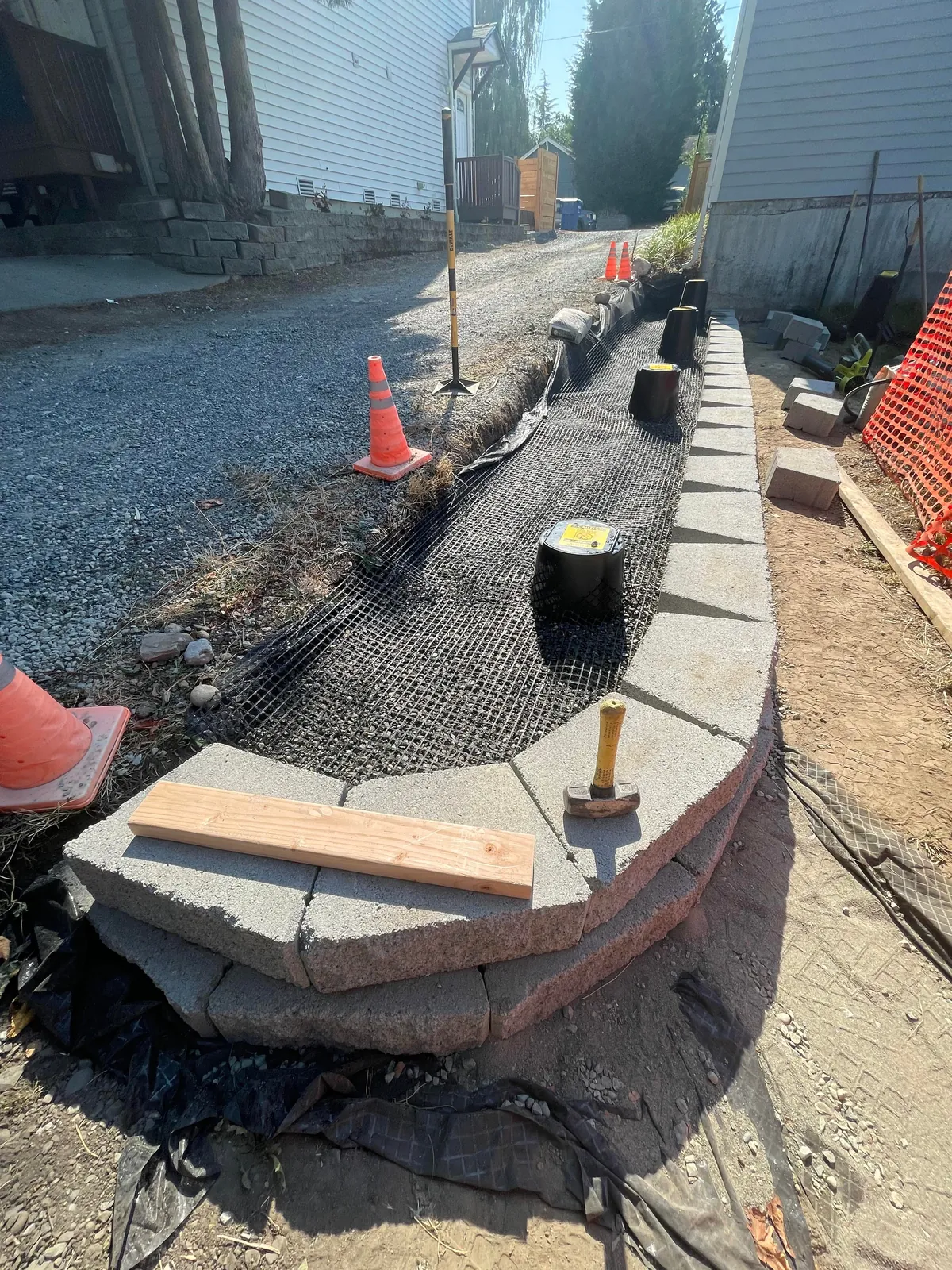 A few years ago my rotting fence fell over so I decided to build it back better.