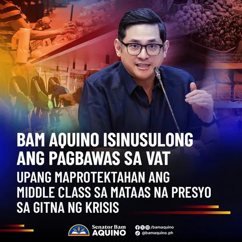 Aquino Pushes VAT Cut to Ease Impact of Rising Prices Amid Middle East Crisis