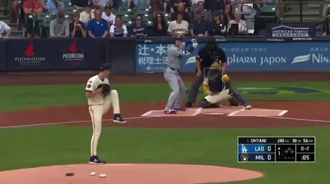 Dodgers Shohei Ohtani greets Brewers rookie sensation Jacob Misiorowski with a 431-foot leadoff home run