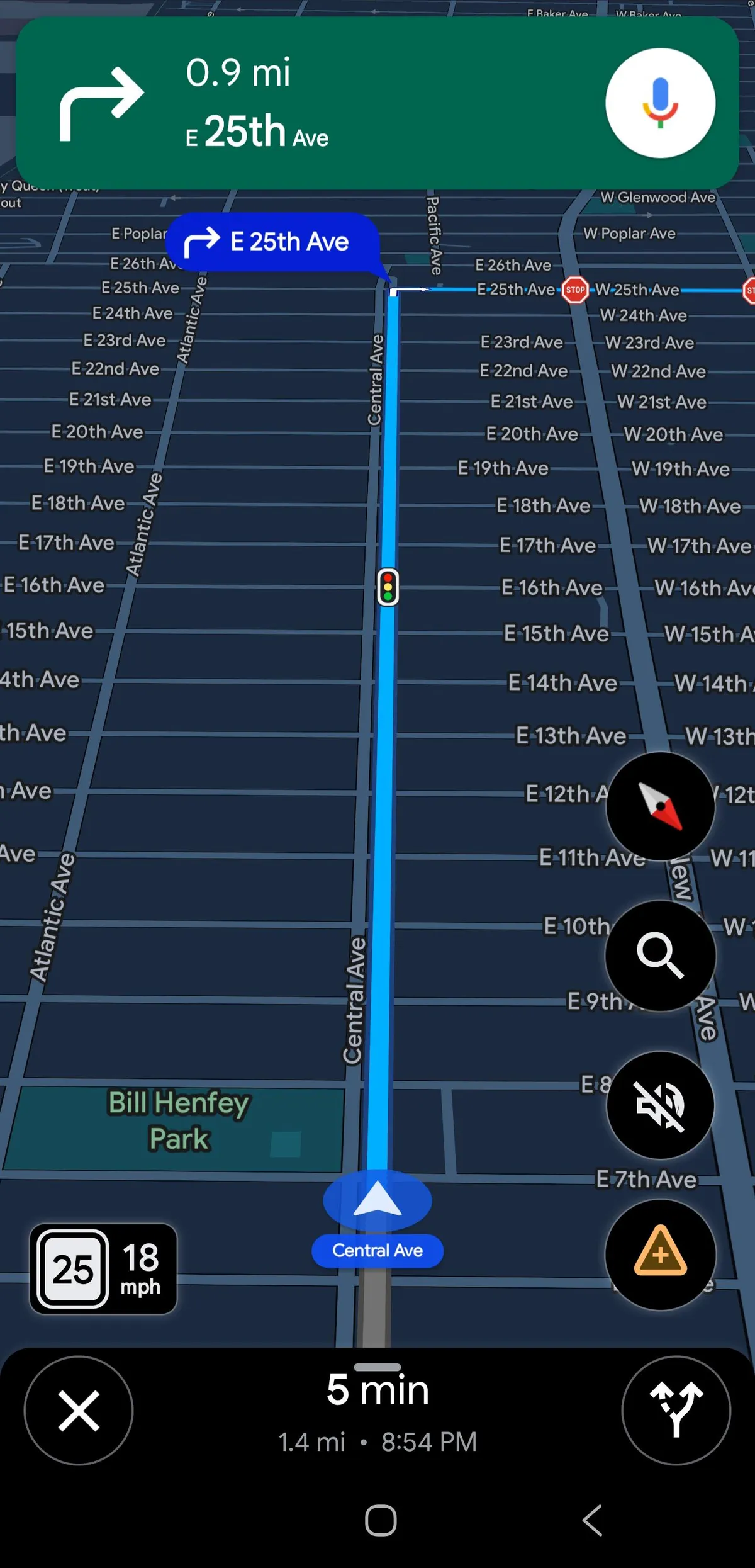The way 19th Ave sticks out