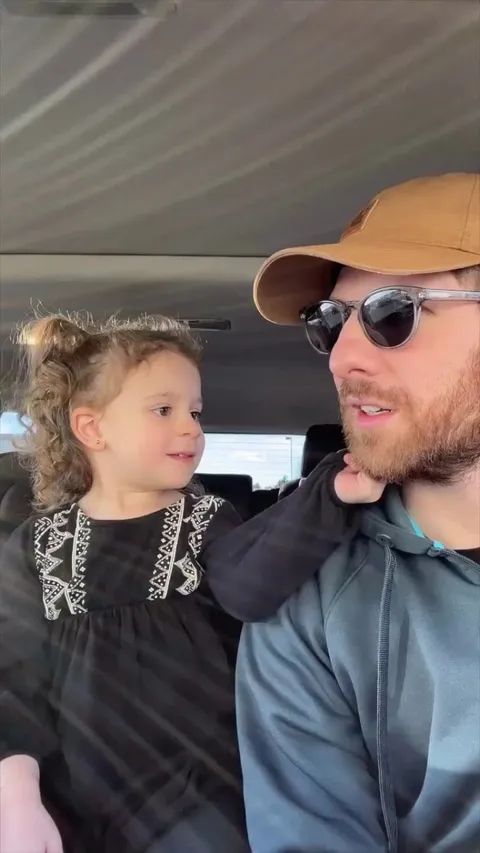 Daughter doesn’t like her father’s facial hair, so she tells him to just take it off