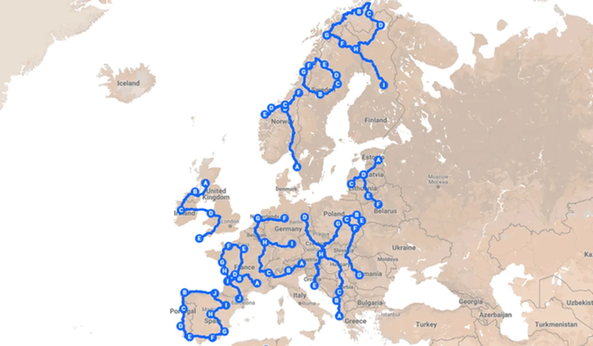 Brit has quit his job, bought a van and is writing STOP BREXIT all over Europe