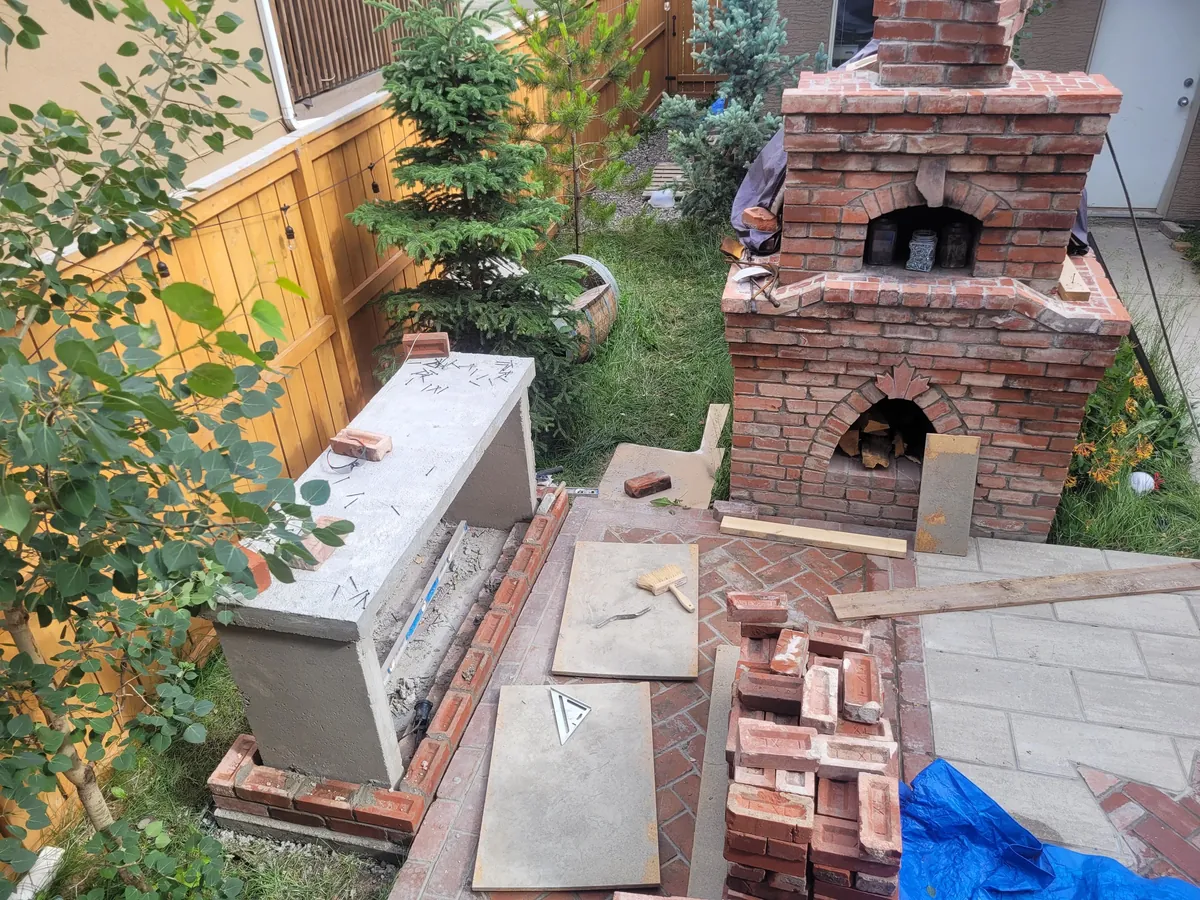 I built a BBQ this summer