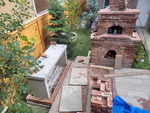 I built a BBQ this summer