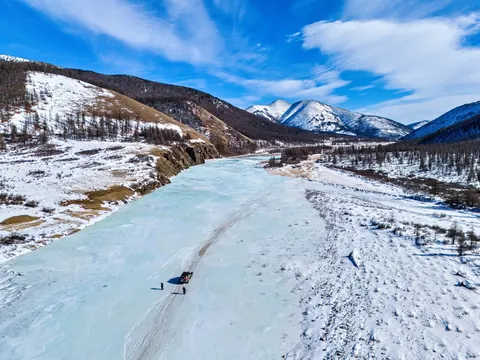 Mongolia in winter - the frozen wonderland